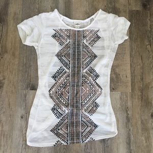 Tribal Print Top
